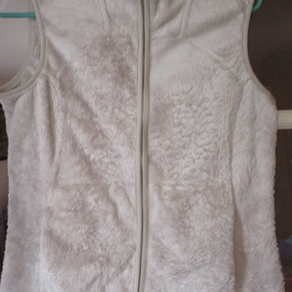 The North Face Women's Fleece Vest - Light Grey In Perfect Condition.